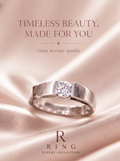Haven Hour™ Celeste Crystal Ring – Silver Elegance Collection