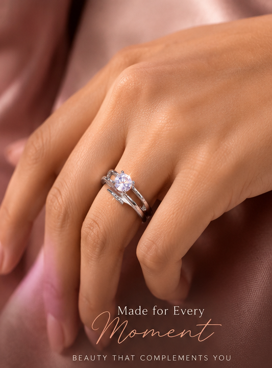 Haven Hour™ Celestia Silver Ring