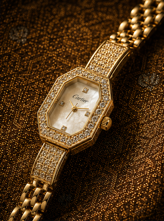 Cartier™ Aurora Luxe Diamond Gold Watch