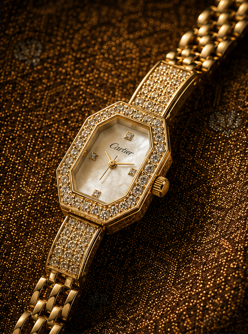 Cartier™ Aurora Luxe Diamond Gold Watch