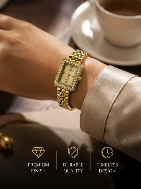 HH Golden Grace Crystal Watch