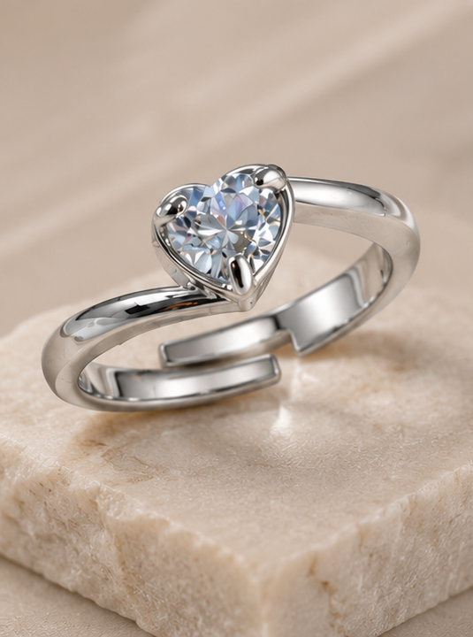 Haven Hour™ Heart Glow Adjustable Ring