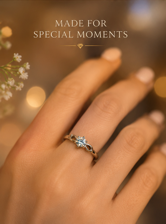 Haven Hours™ Eternal Spark Silver Ring