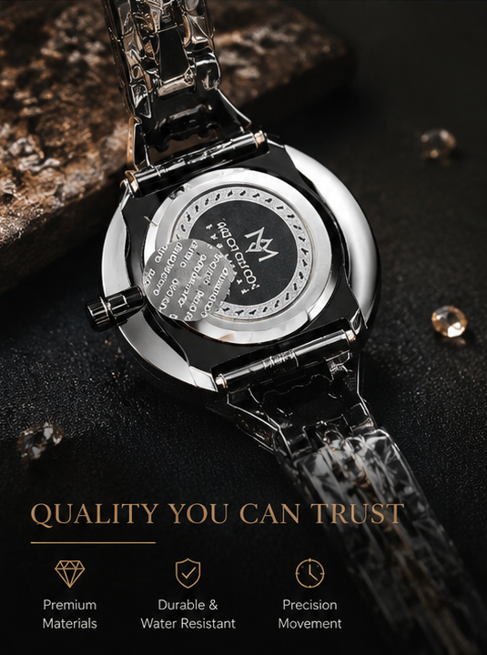 Haven Hour™ Midnight Crystal Luxe Watch for Women