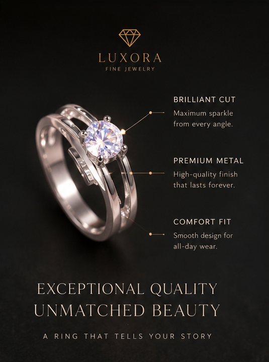 Haven Hour™ Celestia Silver Ring