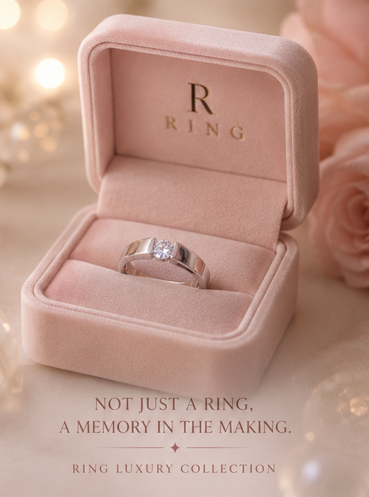 Haven Hour™ Celeste Crystal Ring – Silver Elegance Collection