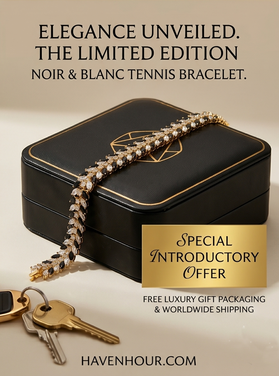 The Luxe Eclipse | Noir & Blanc Marquise