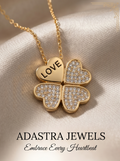 Adastra Jewels: The Celestial Clover Pearl Lariat Necklace