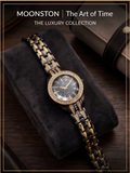 Moonston Elite: The Diamond-Cut Luxury Watch for Women