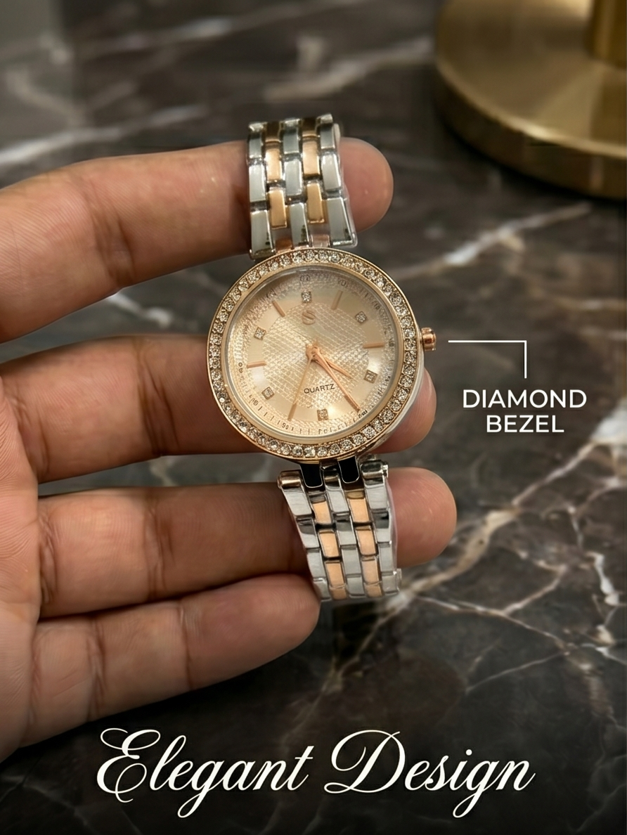 Premium Elegance: Rose Gold & Silver