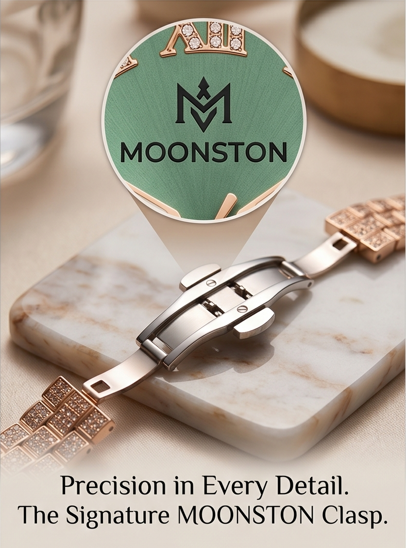 Elysian Rose & Mint Crystallized Timepiece