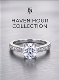 Haven Hour Signature Cushion-Cut Diamond Simulant Ring