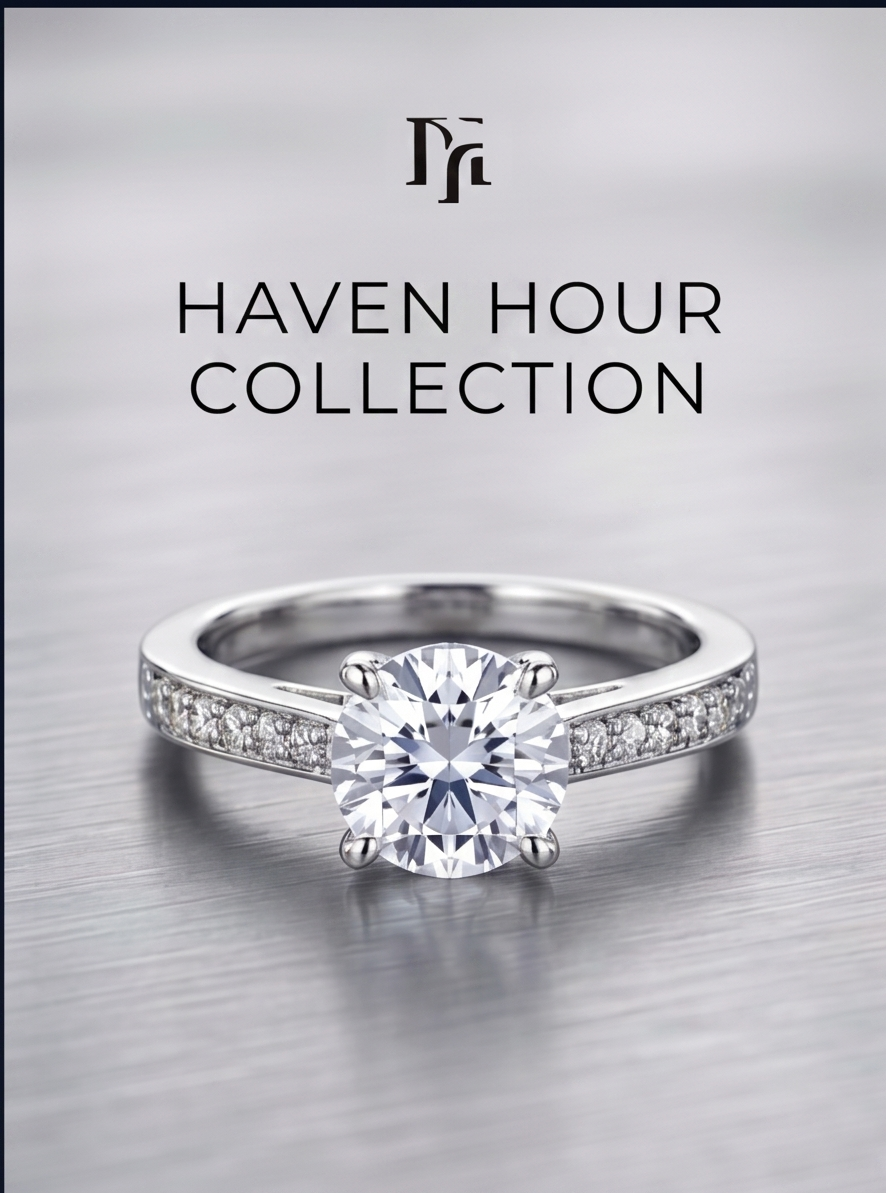 Haven Hour Signature Cushion-Cut Diamond Simulant Ring